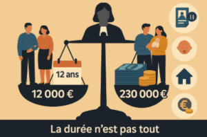 Lire la suite à propos de l’article Prestation compensatoire après 15, 20 ou 30 ans de mariage : les montants que je constate vraiment